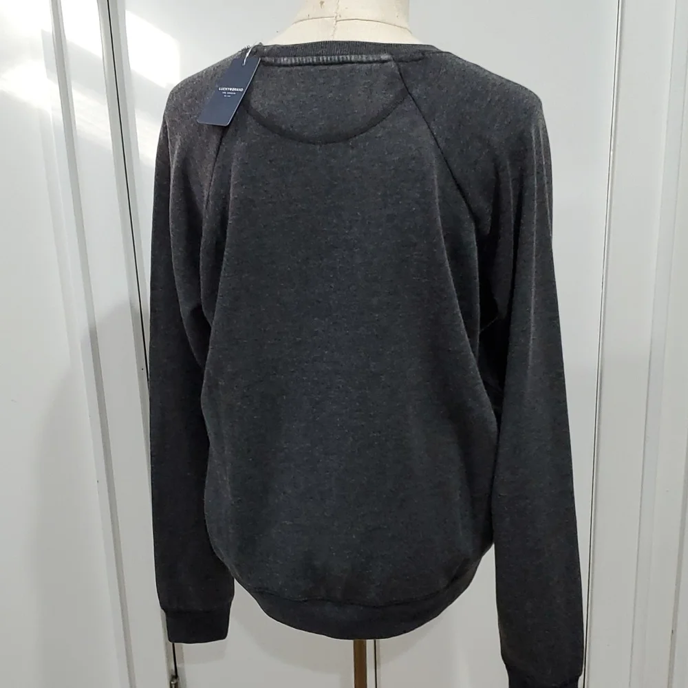 Lucky Brand AC/DC Sweatshirt Pullover Rock Graphic, Size Medium - Picture 6 of 6